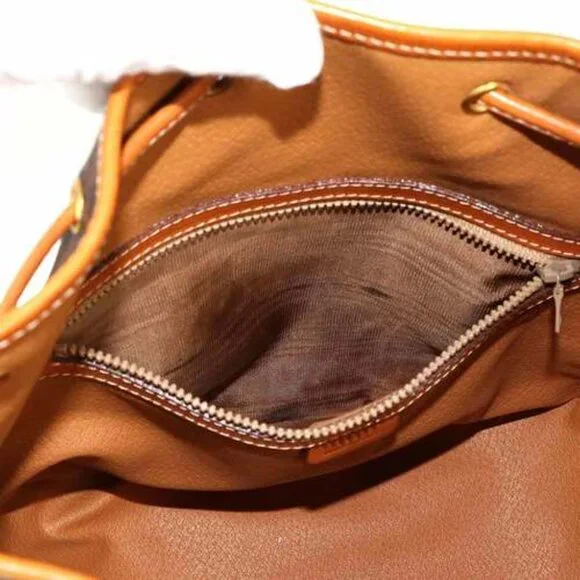 CELINE Macadam Shoulder Bag Leather Brown Gold Hardware - COA included - Picture 8 of 10